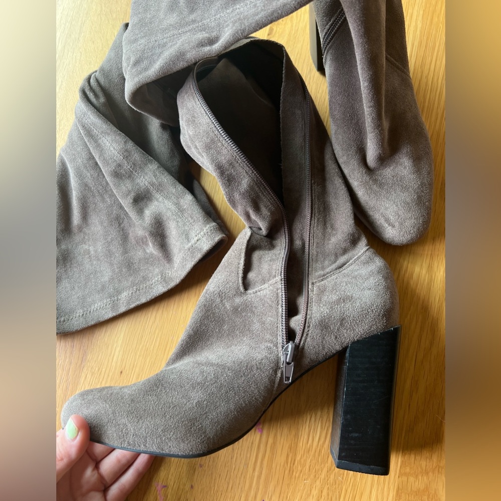 Jeffery Campbell boots thigh high suede size 10/41